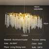 Lustre Diams 120cm en cristal pour salon marocain - Light Deco