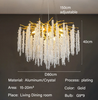 Lustre Diams 80cm en cristal pour salon marocain - Light Deco