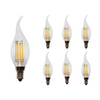 6 Ampoules Filament E14 Led 4W ( lumière jaune ) - Light Deco