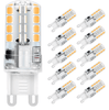 10 Ampoules LED G9 4W 3000K ( lumière jaune ) - Light Deco