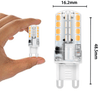 10 Ampoules LED G9 4W 3000K ( lumière jaune ) - Light Deco