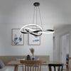 Suspension LED Infinie doré et noire - Light Deco